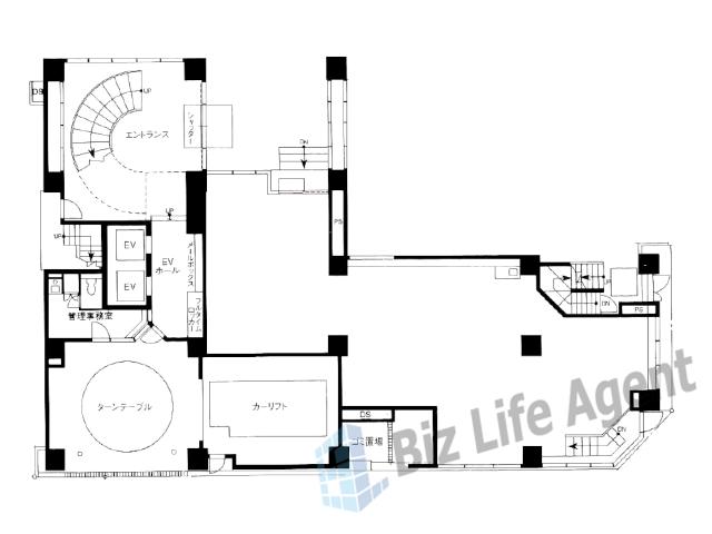 サムティインテリジェンスビルの平面図