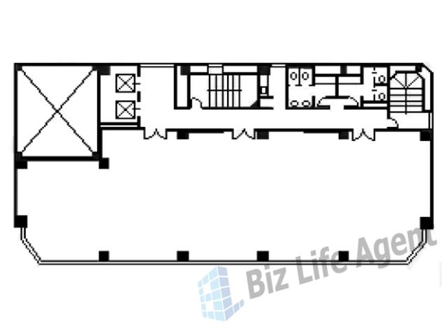 いちご南森町ビルの平面図