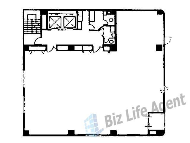 第一工業新館の平面図
