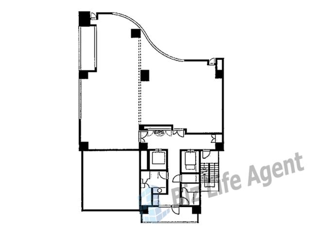 西天満内藤ビルの平面図