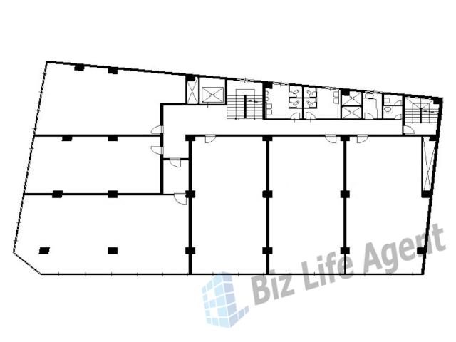 TATSUMI梅ヶ枝町ビル(タツミ梅ヶ枝町ビル)の平面図