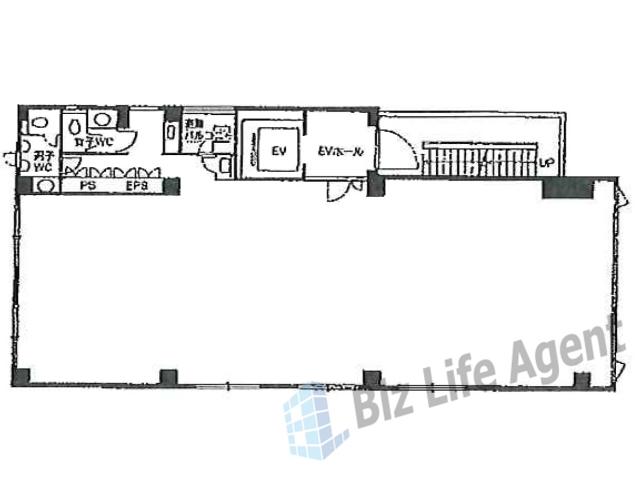 Ｋｃ－ＤｏＤｏビル(ケーシードドビル）の平面図