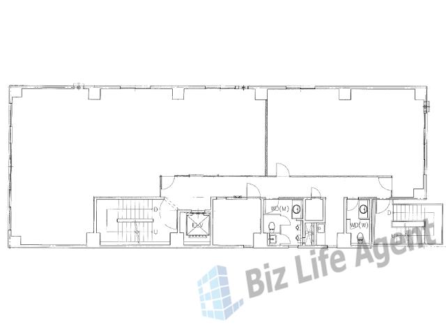 横山ビルの平面図