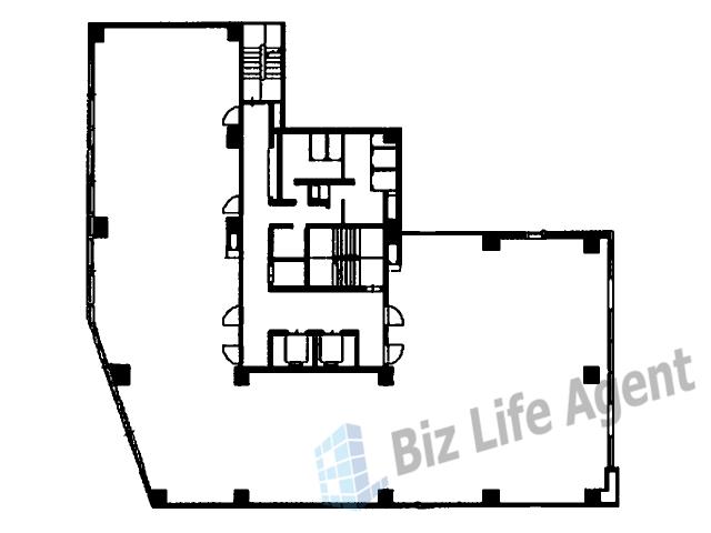 桜橋八千代ビルの平面図