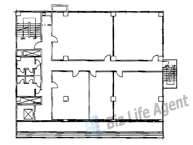 第三東洋ビルの平面図