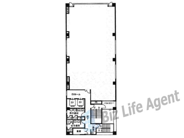 サンバード21ビルの平面図