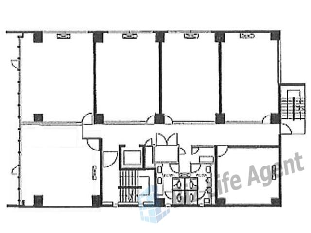 山彦ビルの平面図