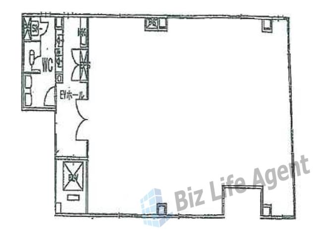 梅田プラスパービルの平面図