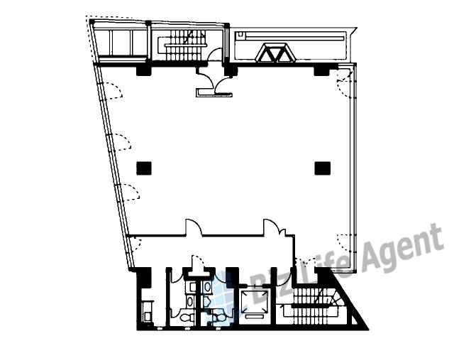 吉田茶屋町ビルの平面図