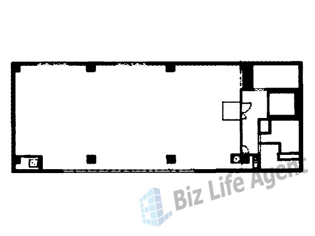 クリスタル豊崎ビルの平面図
