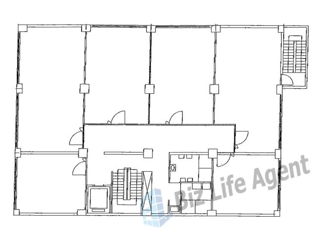 兼吉本館の平面図