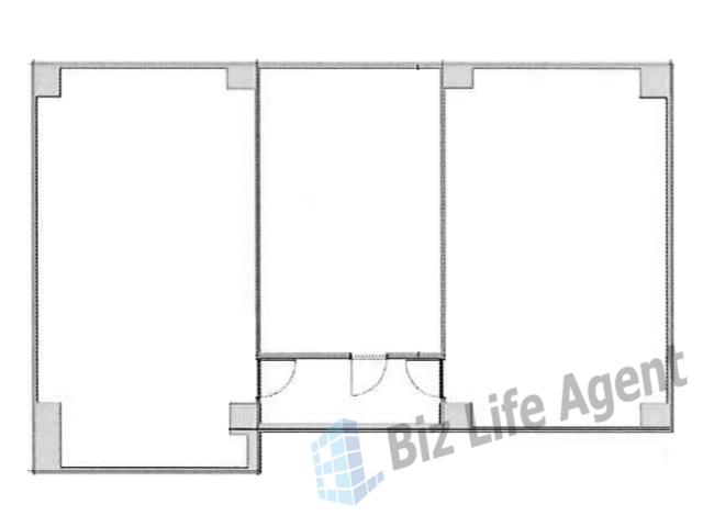 小谷別館の平面図