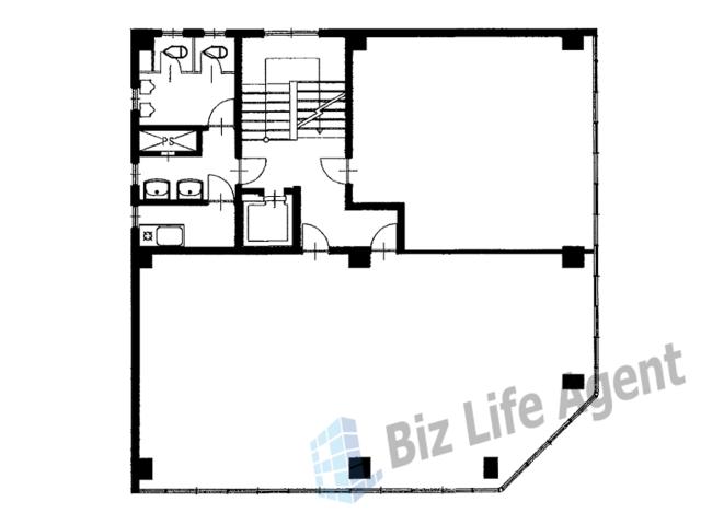 横井第７ビルの平面図