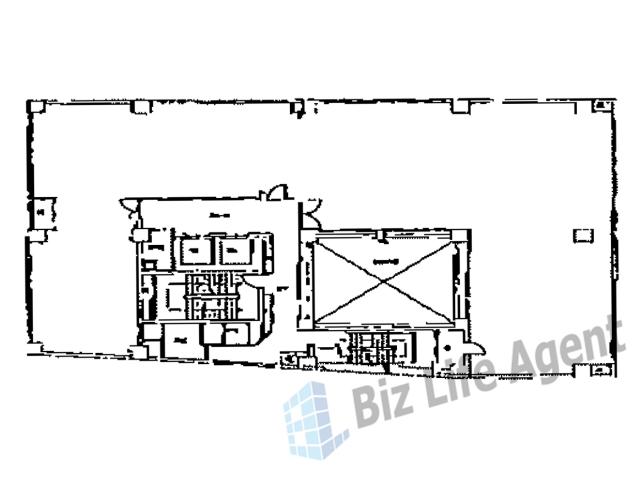 岡本興産ビルの平面図