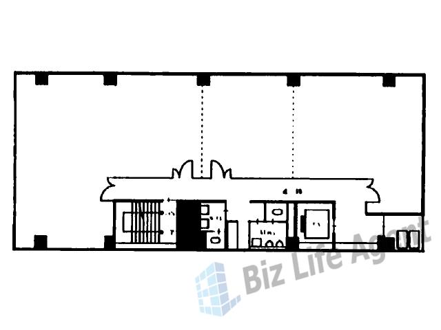 ＦＵＪＩビル６号館(フジビル６号館）の平面図