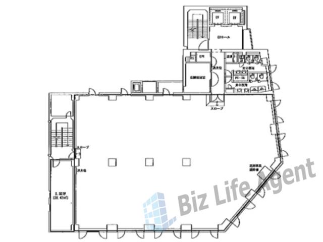 三井住友銀行立売堀ビルの平面図