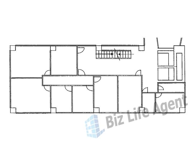 奥内立売堀ビルの平面図