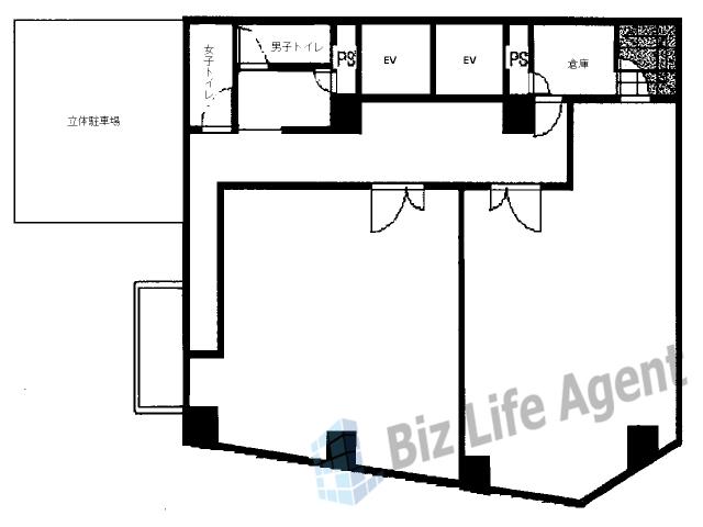 新なにわ筋中川ビルの平面図