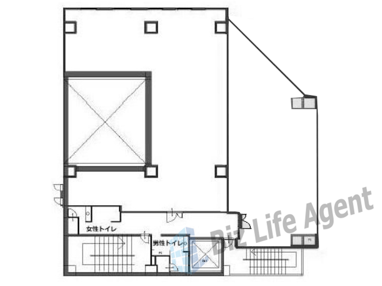 アドーラブル南堀江ビルの平面図
