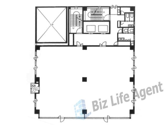 イイダ２ビルの平面図
