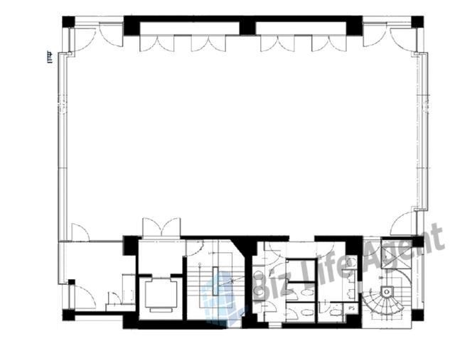 久我ビル北館の平面図