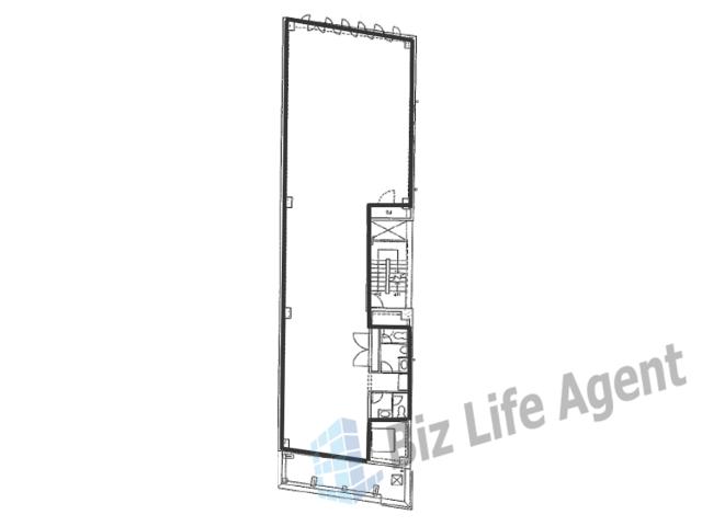ビジネスゾーン北堀江の平面図