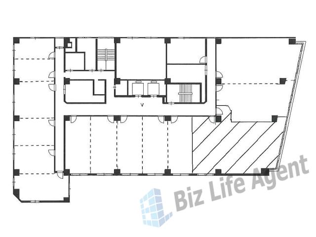 新大阪八千代ビルの平面図