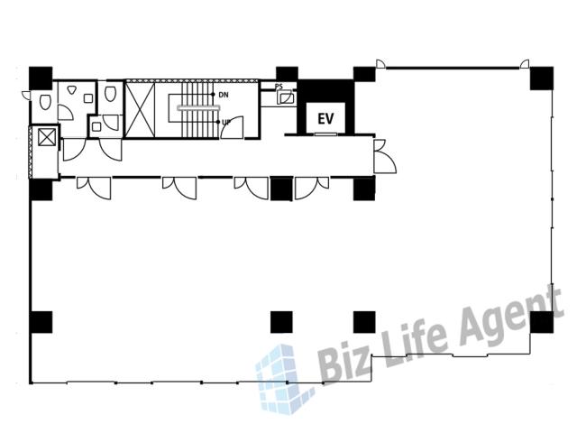 新大阪サンアール南別館の平面図