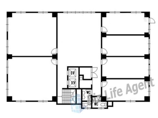 NLC新大阪8号館ビル(エヌエルシー新大阪8号館ビル)の平面図