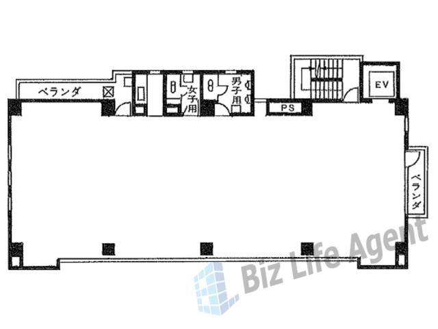 花原第2ビルの平面図