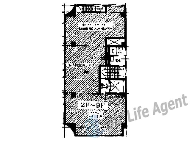 ホーククレセント第２ビルの平面図