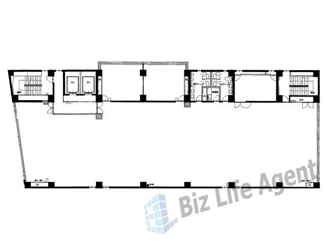 大管ビルの平面図