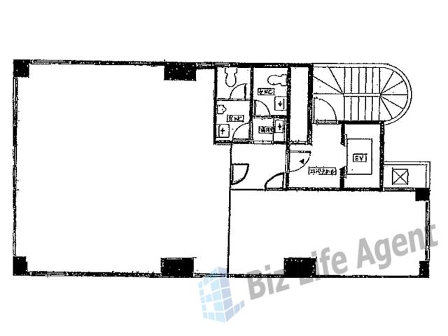 天王寺エルムビルの平面図