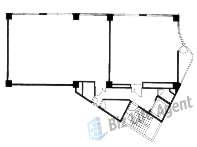 楠本第８ビルの平面図