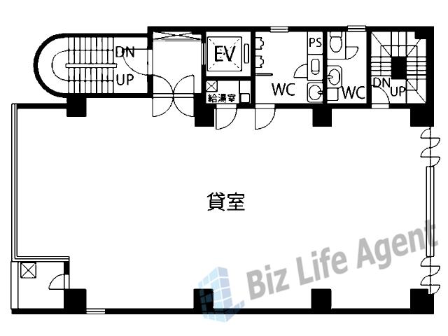 和建堺東ビルの平面図