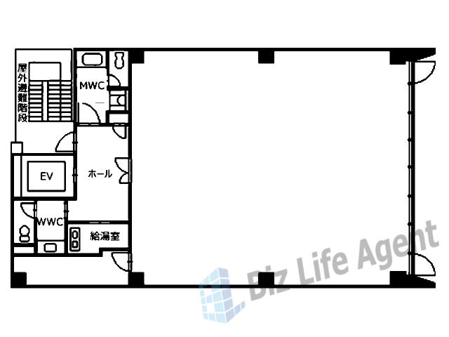 南口ビルの平面図