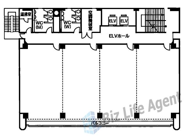 堺第一生命館の平面図