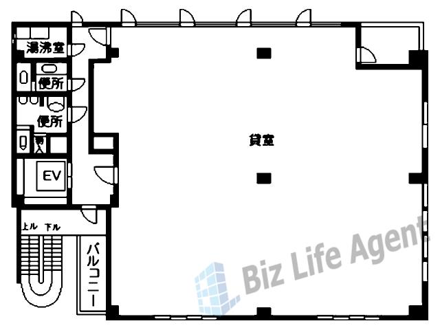堺東北条第２ビルの平面図