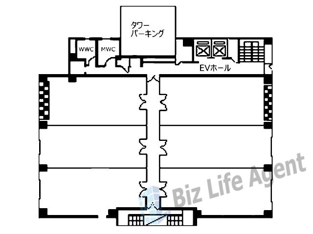 堺冨士ビルの平面図