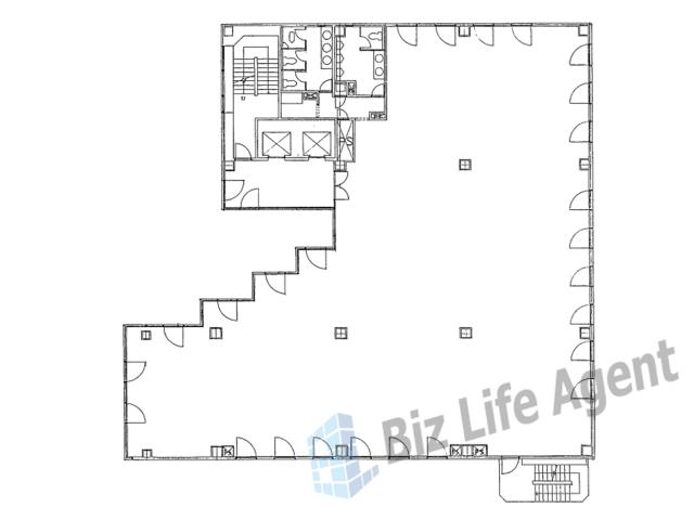 江坂ソリトンビルの平面図