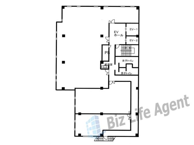 江坂ナックビルの平面図