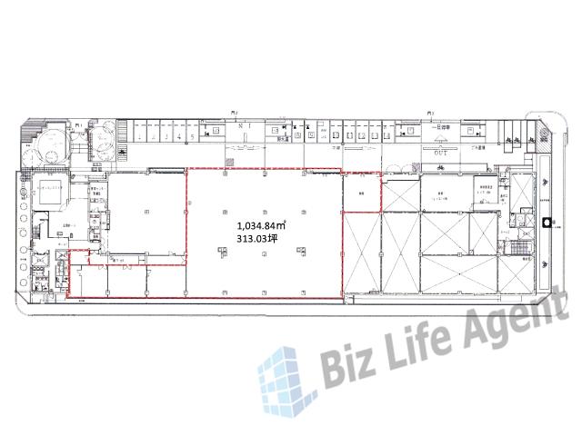 アーバンネット上名古屋ビルの平面図