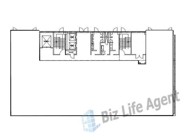 京阪バス十条ビルの平面図