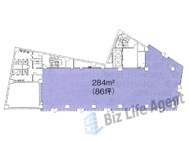 日本生命枚方ビルの平面図