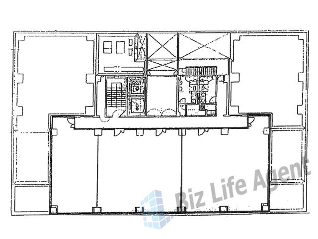 朝日生命姫路南ビルの平面図