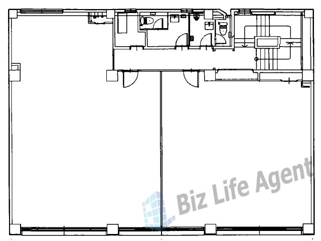 ＹＰ．２ビル(ワイピーツービル）の平面図