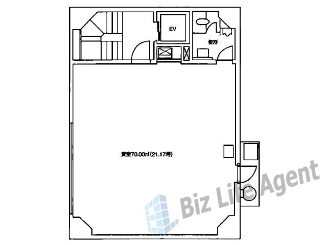 阪急芝田町ビルの平面図