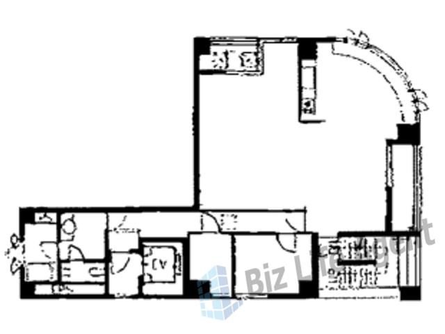 本町アートスクエアの平面図