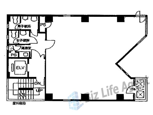 淀屋橋NTビル(淀屋橋エヌティービル)の平面図