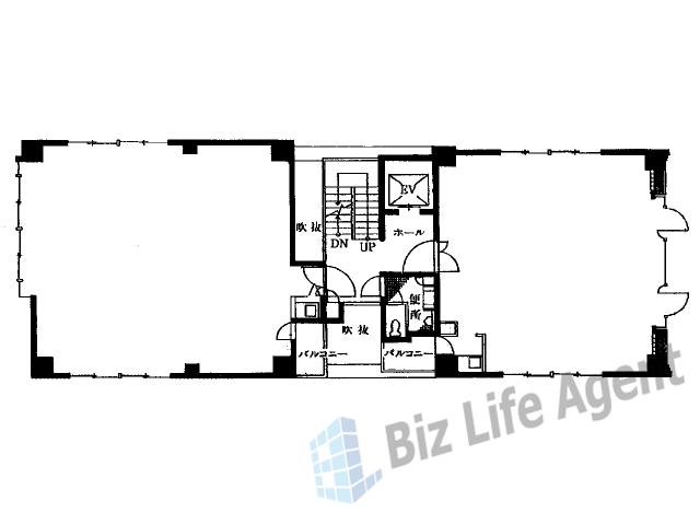 マルイト江戸堀ビルの平面図